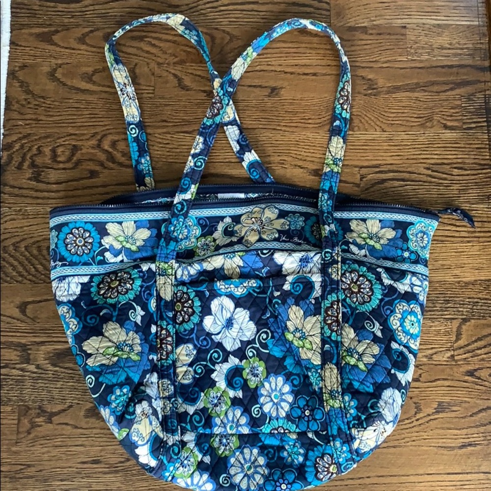 Vera Bradley Large Floral Paisley Tote Bag